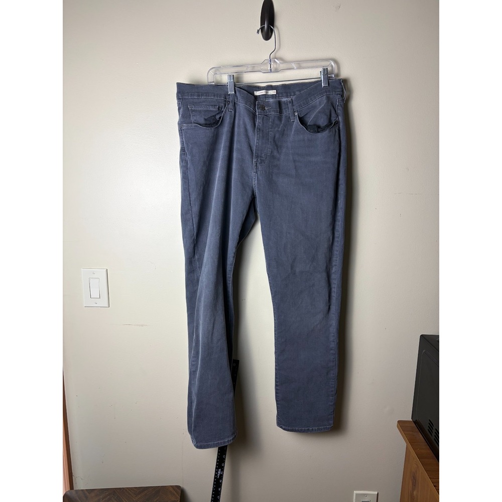 Levis Jeans Womens 18 Denim Faded Black Classic Straight Stretch Cotton Blend